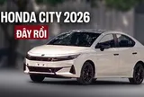 Honda City 2026 lộ diện trong nhà máy ở Việt Nam: Thiết kế mới long lanh hơn hẳn, dễ có màn lớn, phanh điện tử, cạnh tranh Vios
