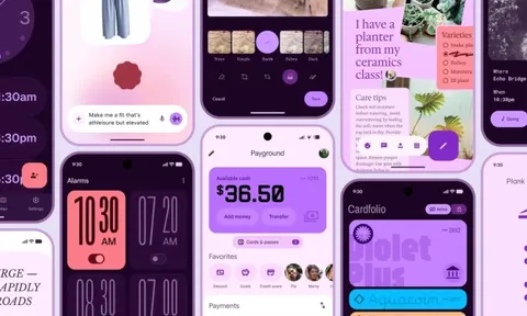 Google để lộ thiết kế Android hoàn toàn mới trước giờ G