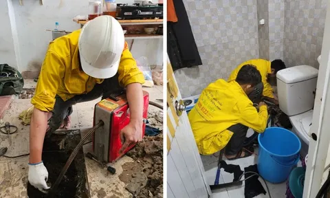 Cảnh báo nguy hiểm khi tự thông cống nghẹt