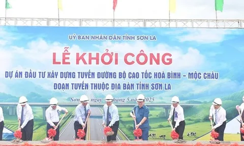 Khởi công tuyến cao tốc Hòa Bình - Mộc Châu