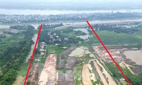 Cầu đầu tiên tại Hà Nội vượt cả sông Hồng và sông Đuống