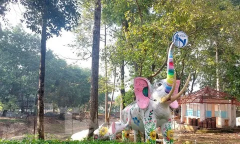 Hình ảnh công viên lớn nhất Bình Dương đang ‘lột xác’ trước khi về với TPHCM