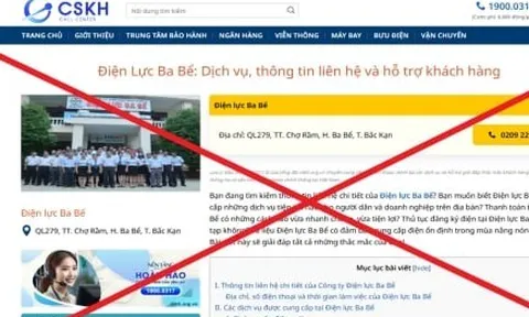 EVNNPC cảnh báo khẩn cấp trang web giả mạo thông tin lừa đảo khách hàng