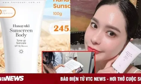 Mỹ phẩm công ty chồng ca sĩ Đoàn Di Băng bị thu hồi, không có dấu hiệu hình sự
