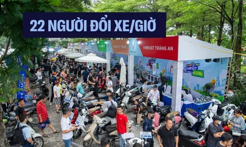 Mỗi giờ có 35 người Hà Nội mua xe máy điện VinFast, đẩy 600 xe xăng ra khỏi Thủ đô chỉ trong 2 ngày