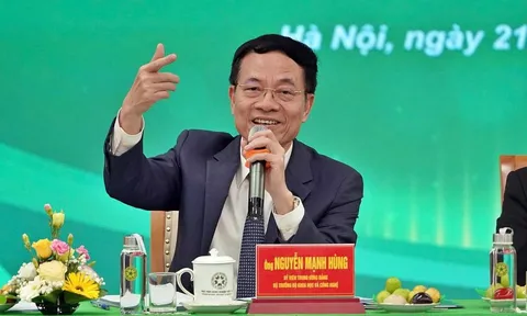 Bộ trưởng Nguyễn Mạnh Hùng nói về hợp tác quốc tế trong khoa học công nghệ: "Việt Nam không đi xin nữa, phải có cái Việt Nam mang ra, có cái Việt Nam mang về"