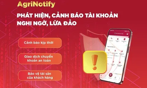 Khách hàng Agribank nhận tin vui: Tính năng mới giúp ngăn chặn lừa đảo chuyển khoản từ ngày 21/7