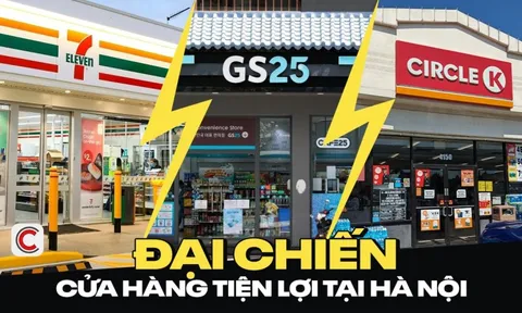 Đại chiến cửa hàng tiện lợi tại Hà Nội: 7-Eleven, GS25 chi đậm 100-200 USD/m2 thuê mặt bằng, đắt ngang ngửa trung tâm Tokyo để mong lật đổ Circle K