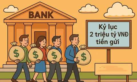 Chưa từng có: Hai ngân hàng Việt cùng cán mốc 2 triệu tỷ đồng tiền gửi