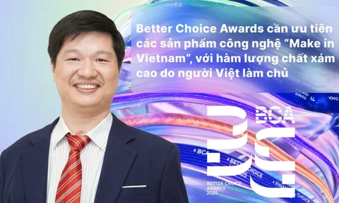 PGS.TS Lê Hoàng Sơn: Better Choice Awards cần ưu tiên các sản phẩm công nghệ “Make in Vietnam”, với hàm lượng chất xám cao do người Việt làm chủ