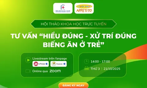 Hội thảo khoa học Đại học y Hà Nội “Hiểu đúng – xử trí đúng biếng ăn ở trẻ”