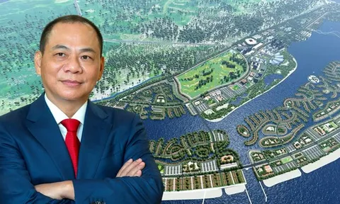 Đô thị lấn biển lớn nhất Việt Nam 2.870ha của tỷ phú Phạm Nhật Vượng đóng hơn 27.000 tỷ đồng tiền đất