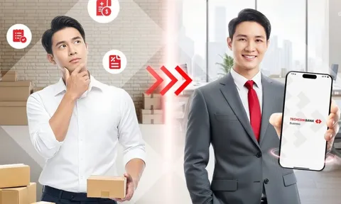 Hộ kinh doanh tự tin chuyển đổi, tiết kiệm tối đa cùng Techcombank Business