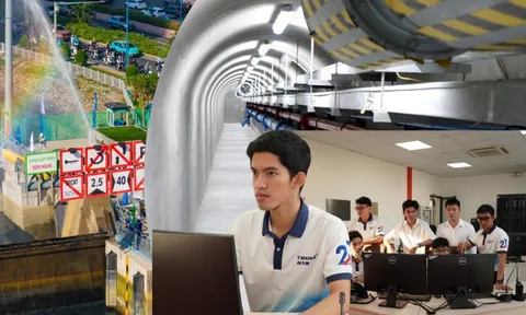 Bên trong cống ngăn triều của dự án 10.000 tỷ ở TP.HCM