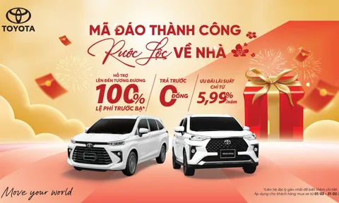 Veloz Cross tiếp tục được giảm đến 66 triệu đồng trong tháng 3/2026