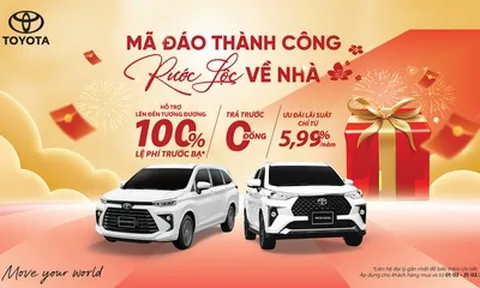 Veloz Cross tiếp tục được giảm đến 66 triệu đồng trong tháng 3/2026