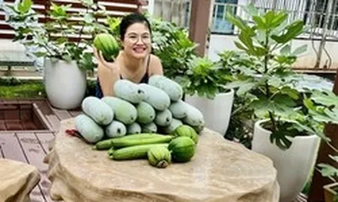 Mẹ 4 con xây "nông trại mini" giữa lòng Hà Nội, mỗi lần lên vườn là quên hết ưu phiền