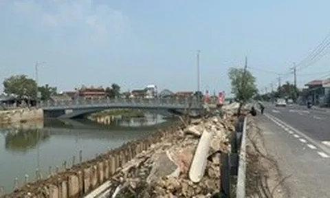 Cận cảnh thi công nút giao cầu Mỹ An sau khi hộ dân cuối cùng rời đi