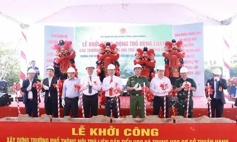 Người đứng đầu UBND tỉnh Lâm Đồng yêu cầu đẩy nhanh tiến độ các dự án trường nội trú