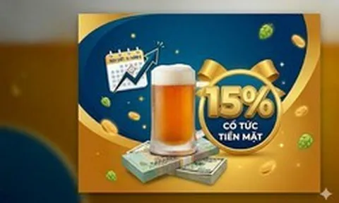 Một công ty sắp chốt ngày trả cổ tức tiền mặt 15%