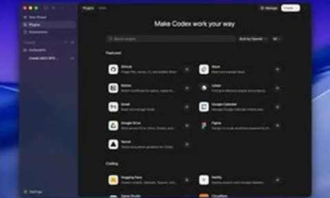 OpenAI bổ sung plugin, mở rộng Codex vượt lập trình