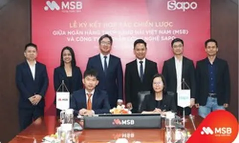 MSB hợp tác SAPO mở lối hệ sinh thái số toàn diện cho hộ kinh doanh Việt
