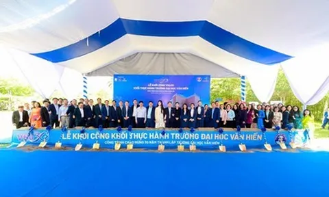 Trường Đại học Văn Hiến khởi công Khối Thực hành VHU30