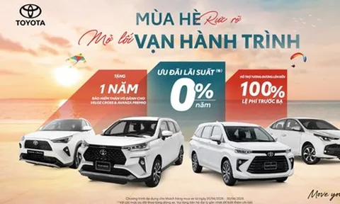 Toyota duy trì sức mua với chương trình ưu đãi lớn trong tháng 4