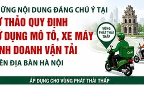 [Infographic] - Xe ôm chạy xăng ở Hà Nội sắp tới cần chú ý gì?