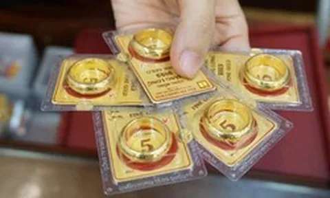 Giá vàng nhẫn trơn, vàng miếng chiều 8/6 đột ngột giảm rất mạnh