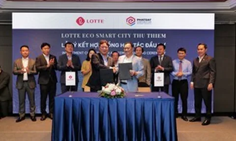 Lotte và Phát Đạt chính thức ký kết hợp tác đầu tư dự án Lotte Eco Smart City Thu Thiem