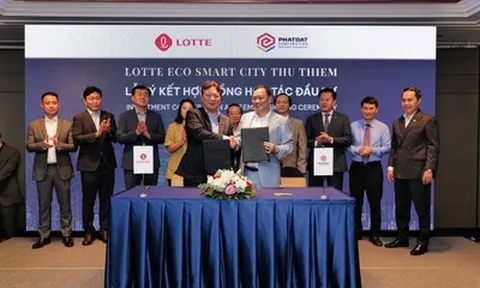 Lotte và Phát Đạt chính thức ký kết hợp tác đầu tư dự án Lotte Eco Smart City Thu Thiem