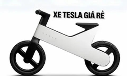 Mẫu xe Tesla rẻ nhất trình làng: 2 bánh, giành cho dân chơi nhí, giá chưa đến 6 triệu đồng