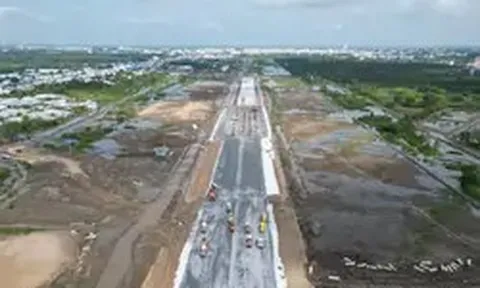 Bên trong công trường dự án nâng cấp sân bay Cà Mau