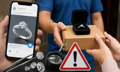 Bùng nổ dịch vụ bán kim cương online, ship tận nơi: Chuyên gia cảnh báo rủi ro