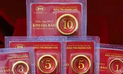 Giá vàng hôm nay (9/8): Bảo Tín Mạnh Hải, Mi Hồng niêm yết khác lạ