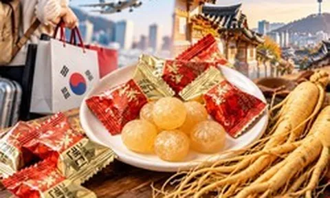 Người Việt đi du lịch Hàn Quốc thường xách thêm 1 túi kẹo sâm về làm quà nhưng nguồn gốc của nó thì không phải ai cũng biết