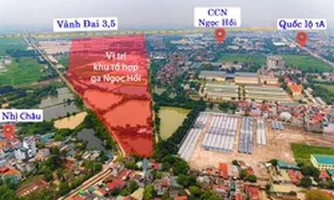 Hà Nội nghiên cứu siêu tổ hợp ga đường sắt quy mô 260ha, nơi hội tụ của tuyến đường sắt tốc độ cao 350km/h và 5 tuyến metro
