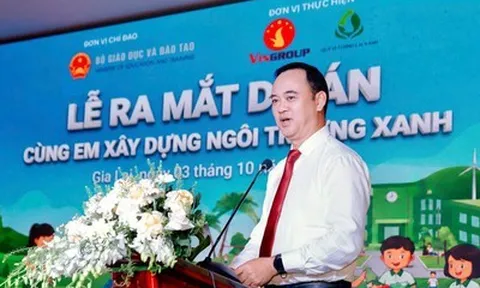 Bộ Giáo dục và Đào tạo phối hợp với Quỹ Vì tương lai xanh triển khai dự án “Cùng em xây dựng ngôi trường xanh”