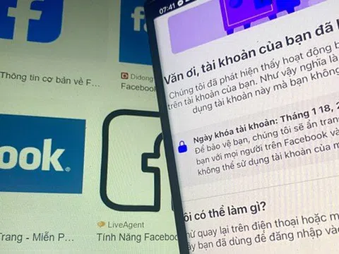 "Kêu trời" vì bị khóa tài khoản Facebook