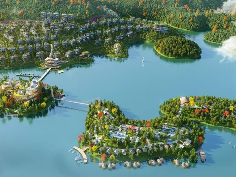 Flamingo Majestic Island Resort: Đón sóng đầu tư quần đảo retreat hồ Núi Cốc