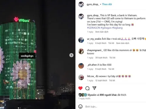 Cộng đồng fan K-pop toàn cầu xôn xao trước tòa nhà hoa cúc của VPBank