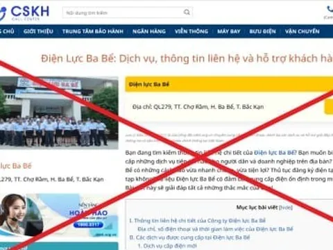 EVNNPC cảnh báo khẩn cấp trang web giả mạo thông tin lừa đảo khách hàng