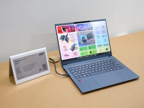 Acer trình làng loạt laptop mỏng nhẹ, tích hợp AI xịn sò tại Computex 2025