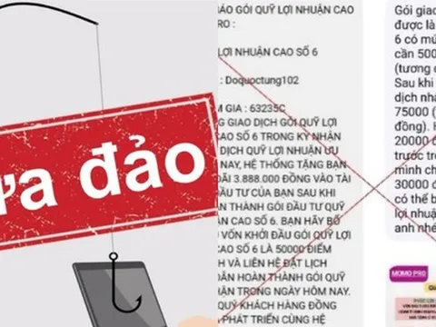 Cảnh báo thủ đoạn lừa đảo khi tham gia đầu tư qua ứng dụng Momo Pro giả mạo