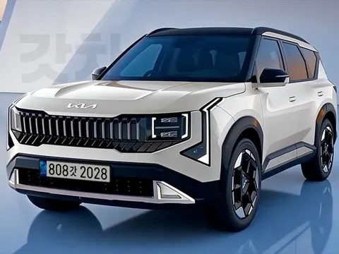 Kia Seltos 2026 lộ thêm chi tiết mới: Có chi tiết như 'đàn anh' Sportage, tùy chọn hybrid, ra mắt ngay năm sau