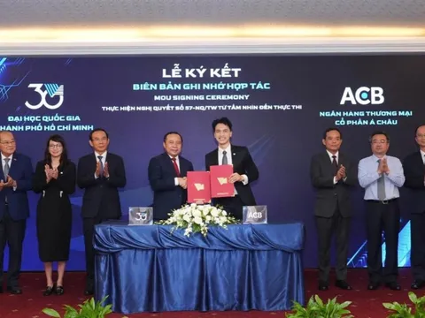 ACB và ĐH Quốc gia TP.HCM ký kết thỏa thuận hợp tác chiến lược: Kiến tạo hệ sinh thái đổi mới từ mô hình “Nhà nước - Nhà trường - Doanh nghiệp”