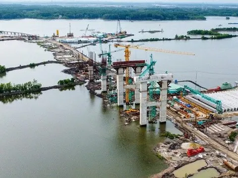 Người dân Đồng Nai và Vũng Tàu đón tin vui: Cây cầu trị giá 4.900 tỷ sở hữu nhịp chính lớn nhất Đông Nam Á, kết nối 2 địa phương vừa có diễn biến mới giúp thúc đẩy tiến độ thi công.