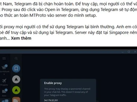 Người bày cách "vượt tường lửa" để dùng Telegram có thể bị xử lý hình sự