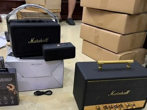 Đường dây sản xuất, buôn bán sản phẩm giả mạo Marshall, Fujisu, Omega… quy mô đặc biệt lớn